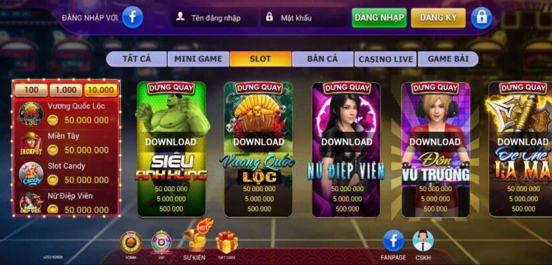 Nổ hũ Loc Club - Kho game đa dạng và tân tiến hàng đầu 3 Nổ hũ tại Loc Club có đường truyền mượt mà